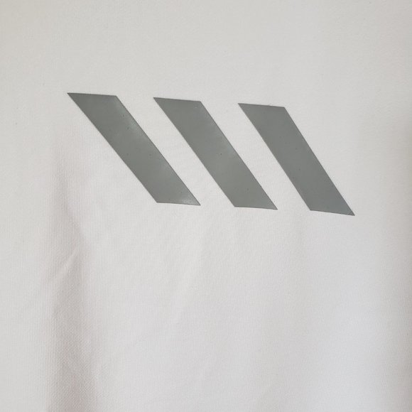 Adidas Pro Madness Basketball Club Hoodie DW8760 Size 2XL White - Picture 2 of 5